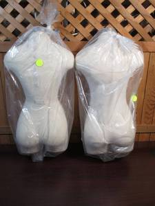 lot 133 image: Set of TWO Mannequin Half Bodies