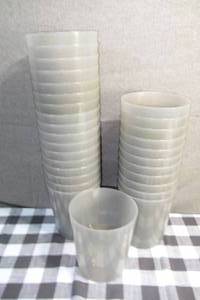 lot 168 image: Set of 29 (8 x 7) Gold Sparkle Champagne Buckets