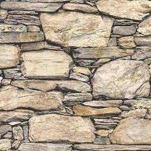 lot 157 image: NuWallpaper Hadrian Stone Wall Vinyl Peel & Stick Wallpaper Roll (Covers 30.75 Sq. Ft.)
