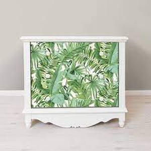 lot 163 image: NuWallpaper Green Vinyl Peel & Stick Washable Wallpaper Roll (Covers 30.75 Sq. Ft.)-Smooshed