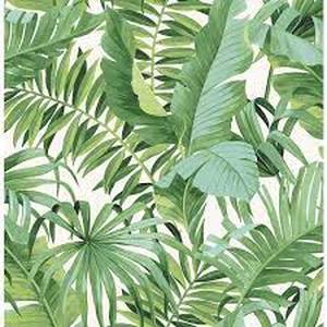 lot 161 image: NuWallpaper Green Vinyl Peel & Stick Washable Wallpaper Roll (Covers 30.75 Sq. Ft.)