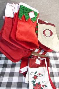 lot 200 image: Lot of 40 Christmas Stockings