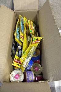 lot 216 image: 17 x 7 x 7 Box of Various Scented Car Fresheners