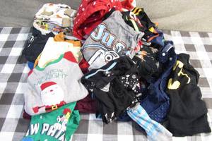 lot 228 image: Printer Paper Box of Kids Clothes and PJs