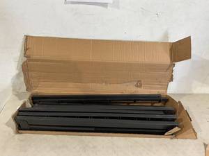 lot 207 image: Eavesince 14 Inch Heavy Duty Black Metal King Size Bed Frame