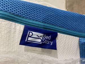 lot 110 image: BedStory Queen Size Firm Mattress Topper