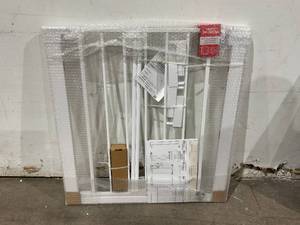 lot 216 image: Safety 1st Easy Install 28 inch High White Walk Thru Gate