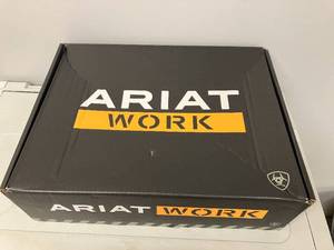 lot 416 image: Ariat Mens Groundbreaker Work Boot  with Wide Square Toe - Brown