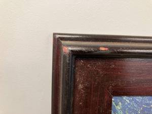 lot 419 image: Framed Starry Night by Van Gogh