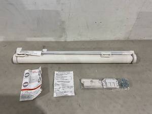 lot 252 image: 110 Inch Extra Wide Baby Gate for Large Openings - White
