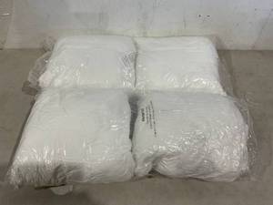 lot 258 image: LOT OF 4 Utopia Throw Pillows - White