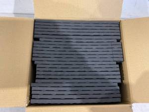 lot 256 image: LOT OF 24 Tectra Diamond Plate EVA Foam Exercise Gym Mats - Grey