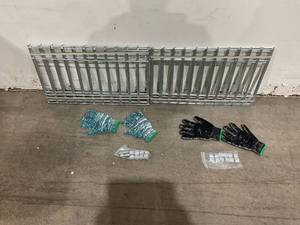 lot 152 image: Lot of 2 Cases of Seboss 6-Pack Animal Barrier Fence Panels