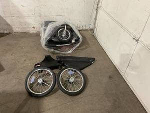 lot 37 image: Baby Trend Expedition Double Jogger Stroller, Elixer