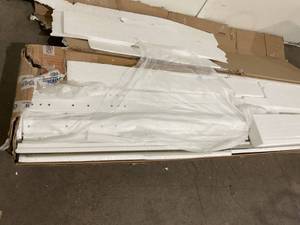 lot 39 image: Camaflexi Tribeca Solid Wood Low Loft Bed Frame - White