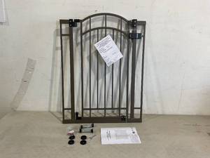 lot 287 image: Summer Infant Multi-Use Decorative Extra Tall Safety Pet and Baby Gate - Bronze