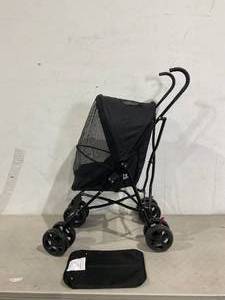 lot 311 image: Pet Gear Travel Lite Plus Stroller for Pets up to 15lb - Black Onyx