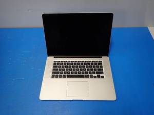 lot 23 image: Apple&nbspMacBookPro11,4 A1398 MJLQ2LLA &nbspINTEL(R) CORE(TM) I7-4770HQ CPU  2.20GHZ  16GB DDR3L SDRAM  251GB SSD  15.4 screen with 1920 x 1080 HD resolution  Includes IOS  No charger