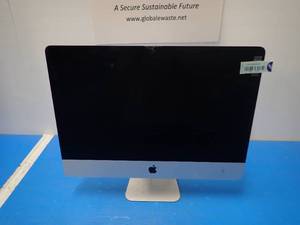 lot 78 image: Apple&nbspiMac14,3 A1418 ME087LLA &nbspINTEL(R) CORE(TM) I5-4570S CPU  2.90GHZ  8GB DDR3 SDRAM  1TB HDD  Includes IOS and power cable &nbspchips and cracks 