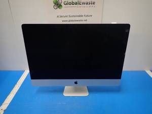 lot 81 image: Apple&nbspiMac14,2 A1419 ME088LLA &nbspINTEL(R) CORE(TM) I5-4570 CPU  3.20GHZ  8GB DDR3 SDRAM  1TB HDD  121GB SSD  Includes IOS and power cable &nbspChip and small crack on screen