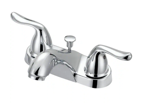 lot 31 image: Glacier Bay Constructor 4 in. Centerset 2-Handle Bathroom Faucet in Chrome