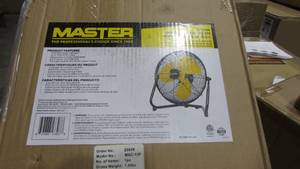 lot 48 image: Master 12 High Velocity Direct Drive Floor Fan