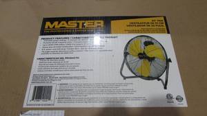 lot 52 image: Master 20 High Velocity Floor Fan