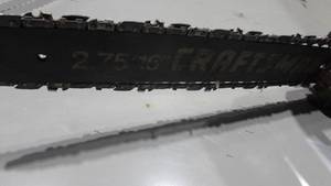 lot 17 image: Craftsman Electric Chainsaw