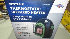 lot 19 image: Portable Thermostatic Infrared Heater