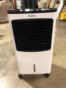 Gymax Portable Air Conditioner Evaporative Cooler Fan with 3-Modes and Speeds Home Office   Customer Returns See Pictures