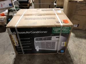 LG 12,000 BTU 115-Volt Window Air Conditioner LW1216ER Cools 550 Sq. Ft. with ENERGY STAR and Remote Customer Returns See Pictures