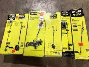 Lot of Assorted Lawn Care Items Various Models and Conditions   Customer Returns See Pictures