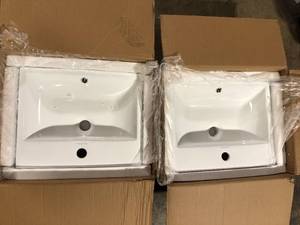 Lot of 2 Assorted Sinks Customer Returns See Pictures