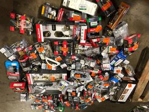 Lot of Assorted Door Locks, Handles  and Hardware Various Models and Conditions Customer Returns See Pictures
