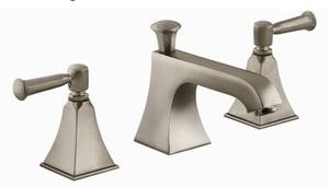 lot 9 image: KOHLER 445689 Widespread Lavatory Faucet, Vibrant Brushed Bronze