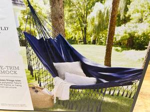 lot 57 image: THRESHOLD Fringe-Trim Hammock