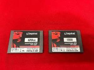 lot 92 image: KINGSTON Lot of 2- 120GB SSDNow V300 SATA 3 2.5 (7mm height) Solid State Drives (SV300S37A120G)