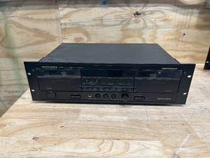 lot 98 image: MARANTZ Professional Stereo Double Cassette Deck PMD500