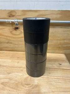 lot 123 image: IPG Lot of 6 Rolls of 2 Black Tape
