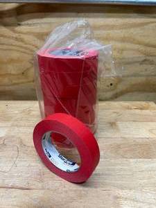lot 128 image: SHURTAPE Lot of 9 Rolls of 1 Red Tape