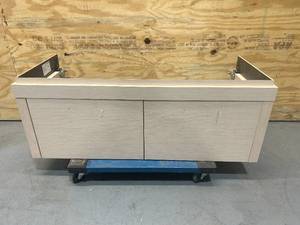 lot 145 image: Duravit 2F644806565 Floating Bathroom Vanity- Bleached Oak