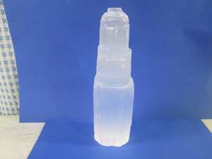 lot 9 image: (FS) 6 Raw Selenite Tower...