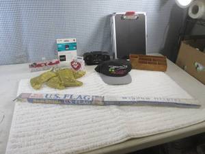 lot 85 image: (F-2) Lot of Misc - White Throw Rug...
