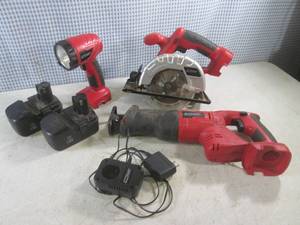 lot 179 image: (D-3) Assorted 18V Tool Shop Cordle...