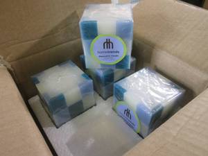 lot 219 image: (G-1) Case of 24 Blue Checkered 3 ...