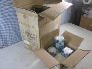 lot 221 image: (G-1) Case of 24 Blue Checkered 3 ...