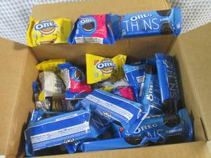 lot 254 image: (C-1) Box of 56 Oreo Cookie Variety...