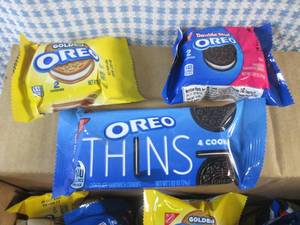 lot 255 image: (C-1) Box of 56 Oreo Cookie Variety...