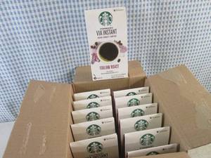 lot 266 image: (C-1) 12 Boxes Starbucks Via Instan...