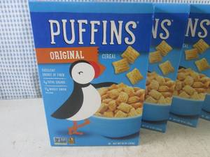 lot 271 image: (B-1) 6 Boxes Puffins Original Cere...